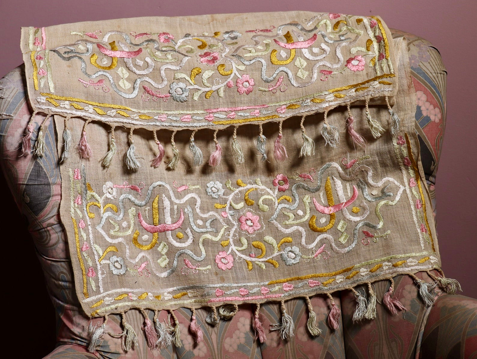 Antique Turkish Embroidered Towel