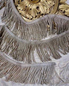 Antique Silver Metallic Passementerie