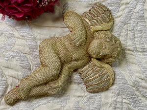 Antique Goldwork Cherub Guilermo Carasquilla Workshop