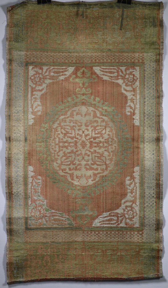 Antique Ottoman Silk Velvet Cover