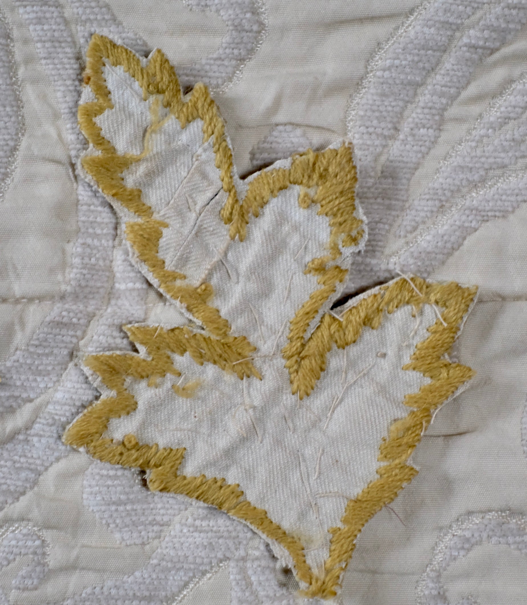 17th Century Crewelwork Slip