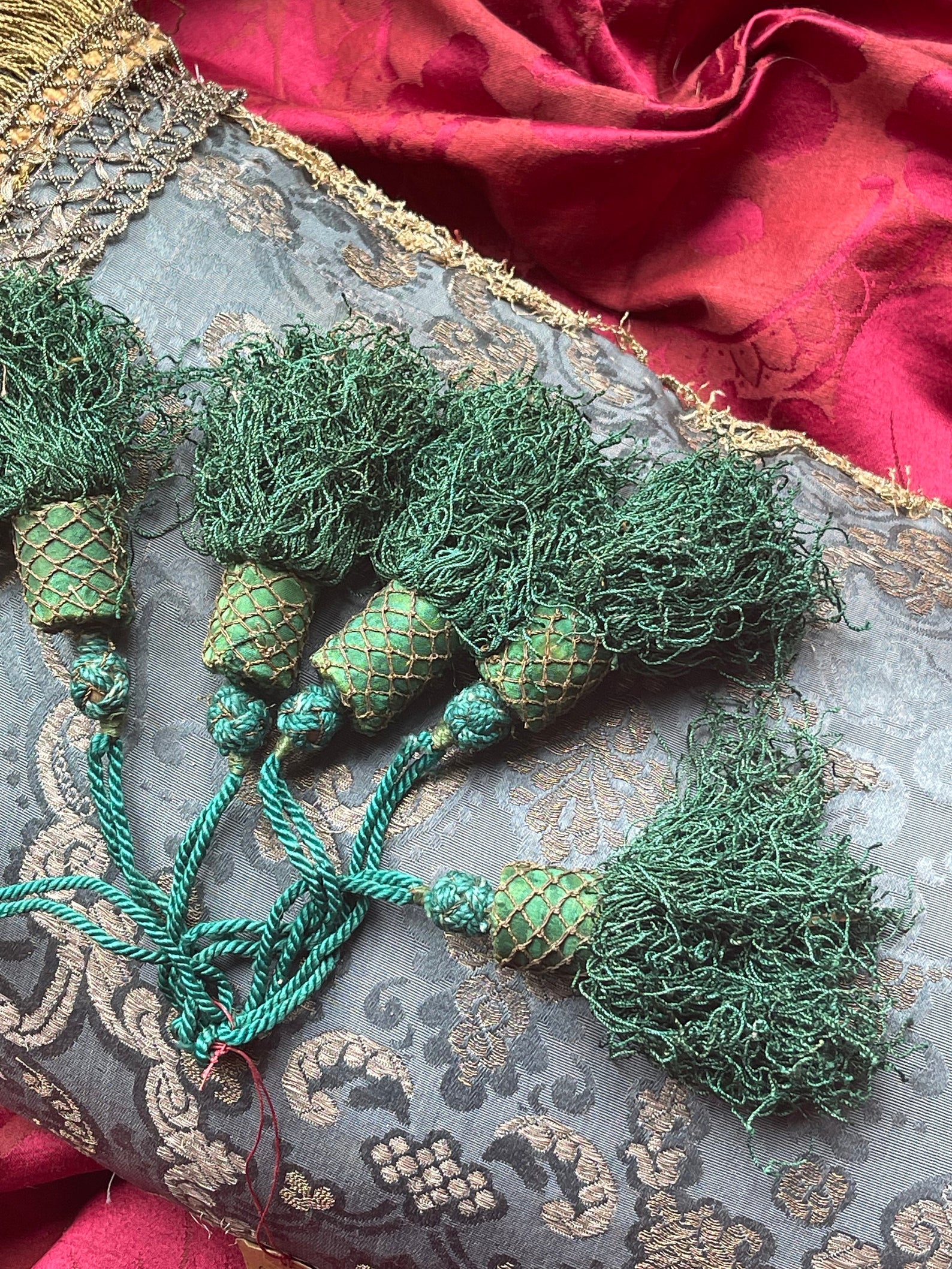Antique French Silk Tassels – Vintage Passementerie