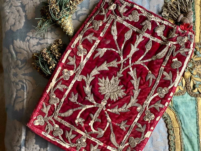 Antique Ottoman Embroidered Purse