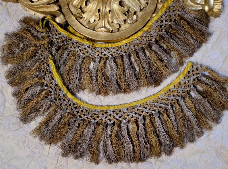 Antique French Empire Metallic Tassel Trim Circa 1800