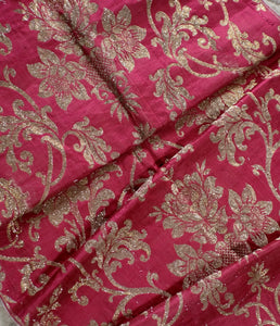 18th Century French Lyon Silk Brocade