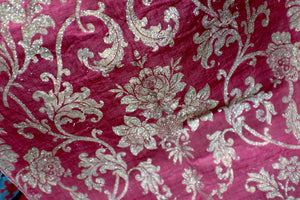 18th Century French Lyon Silk Brocade