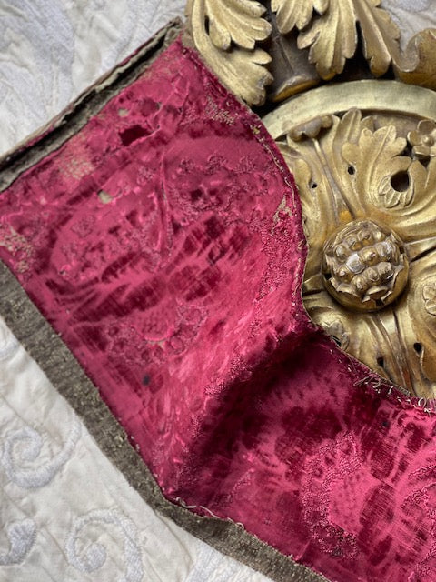 Renaissance Silk Velvet Fragment