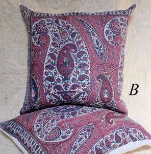 Antique Pillow Block Printed Kalamkari Chintz