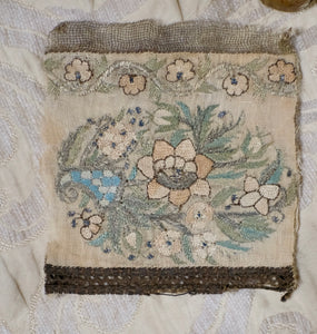 Antique Embroidered Turkish Towel Fragments