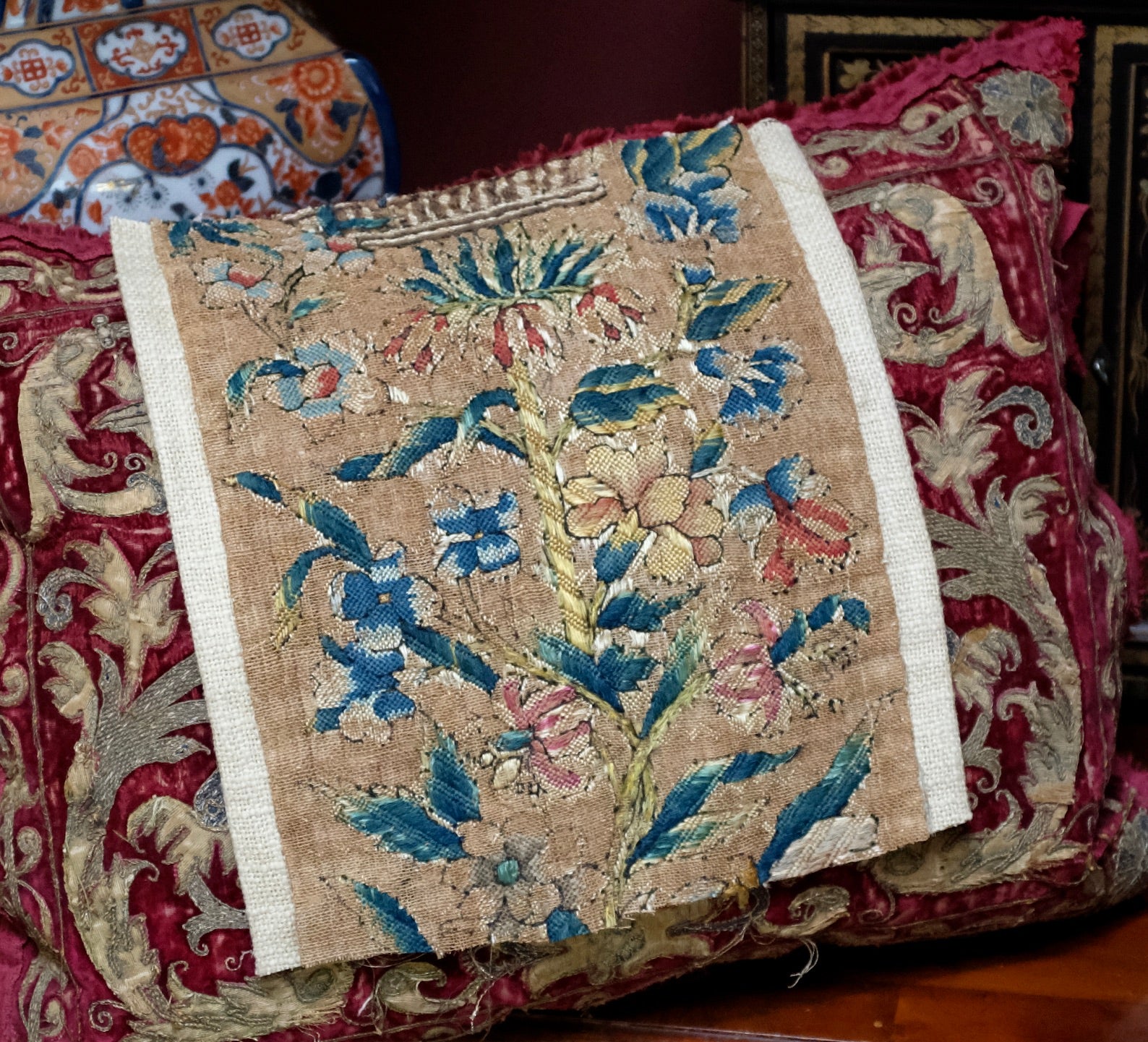 17th Century Needlework Panel