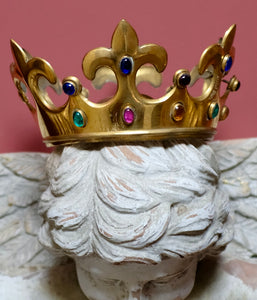 Antique Jewelled Santos Crown