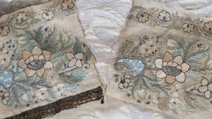 Antique Embroidered Turkish Towel Fragments