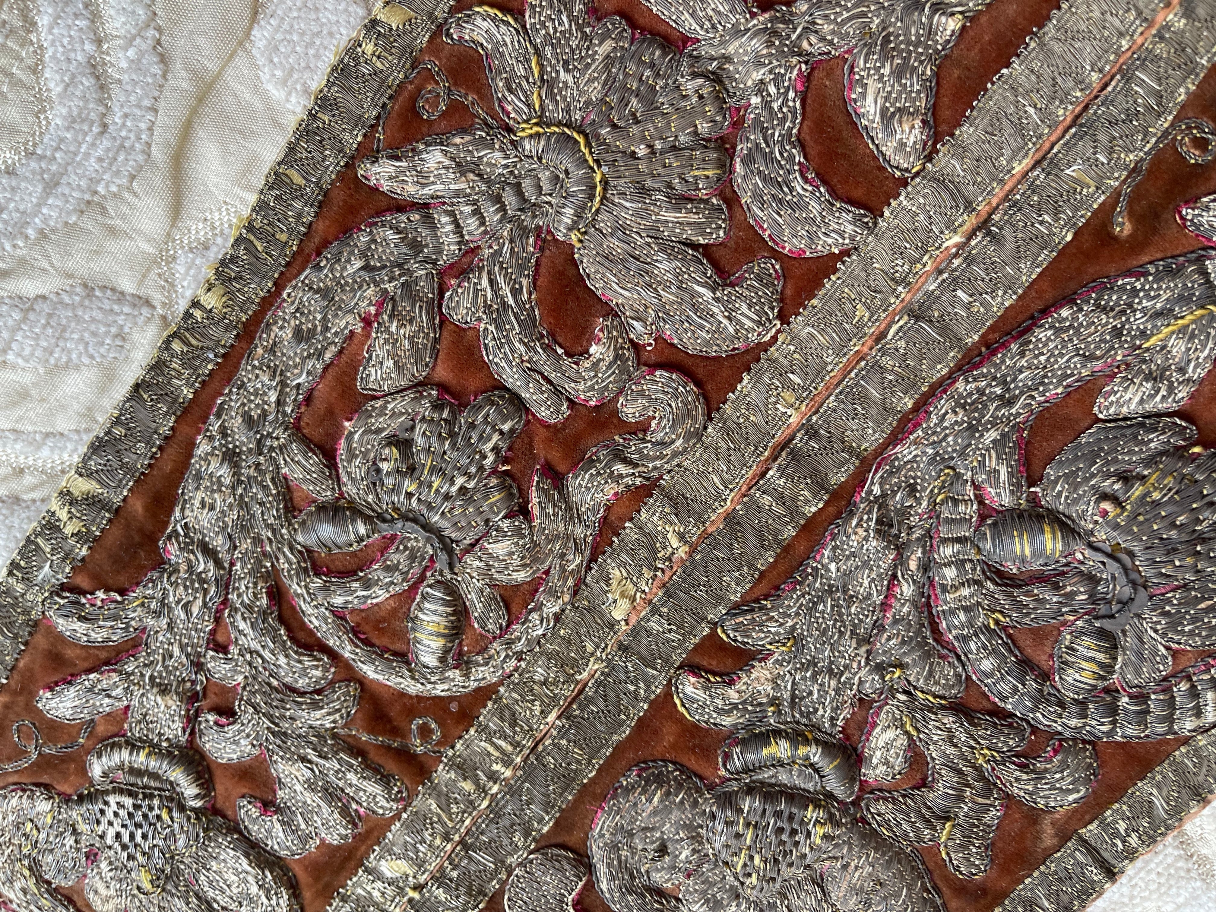 Circa 1600  Embroidered Stole Antique Vestment