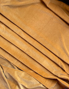 Vintage Gold  Cotton Velvet