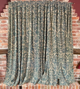 Mario Fortuny Printed Fabric Curtain Corone Pattern