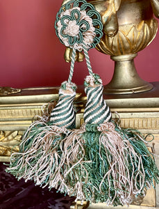 Antique French Tassels Silk Passementerie