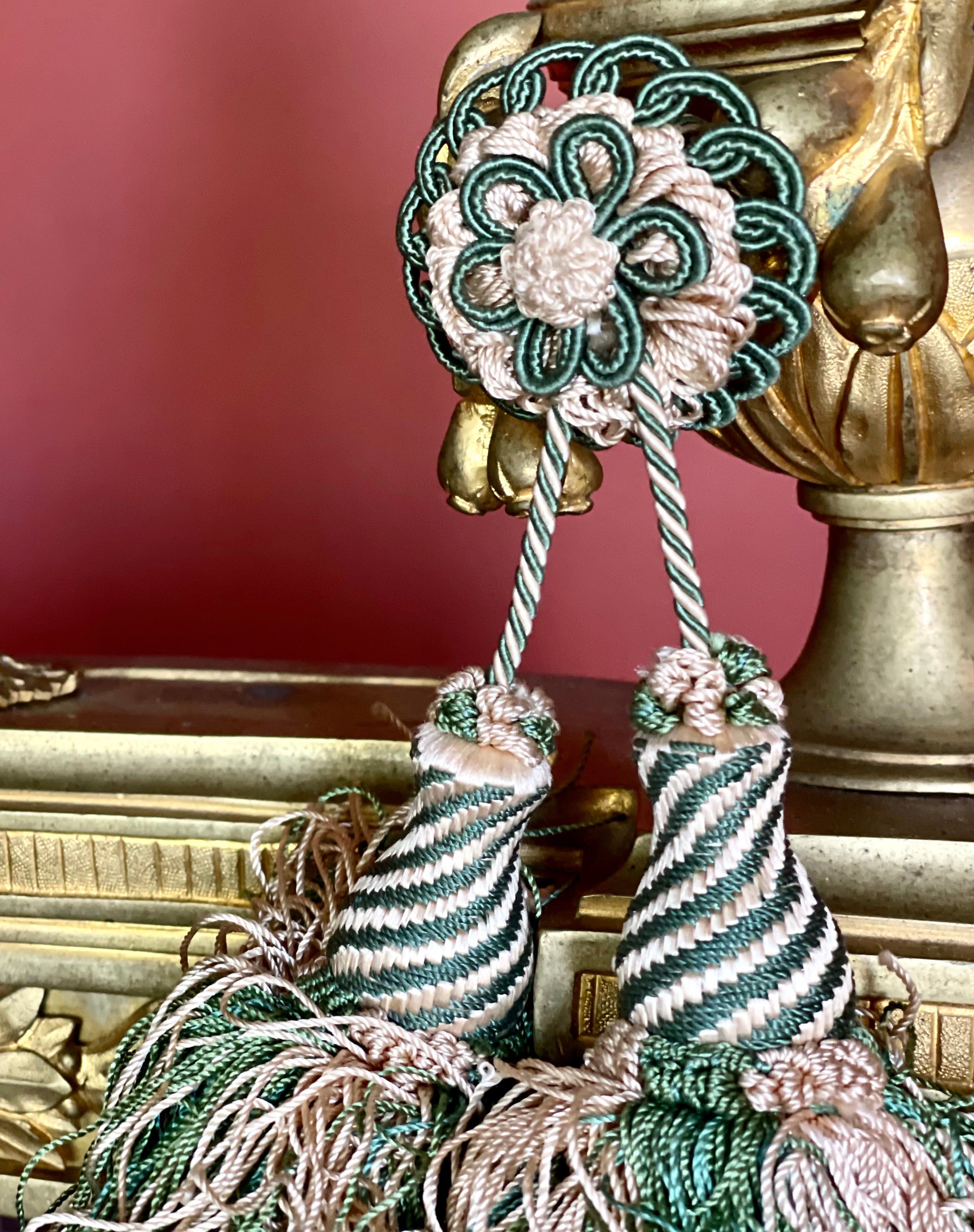 Antique French Tassels Silk Passementerie