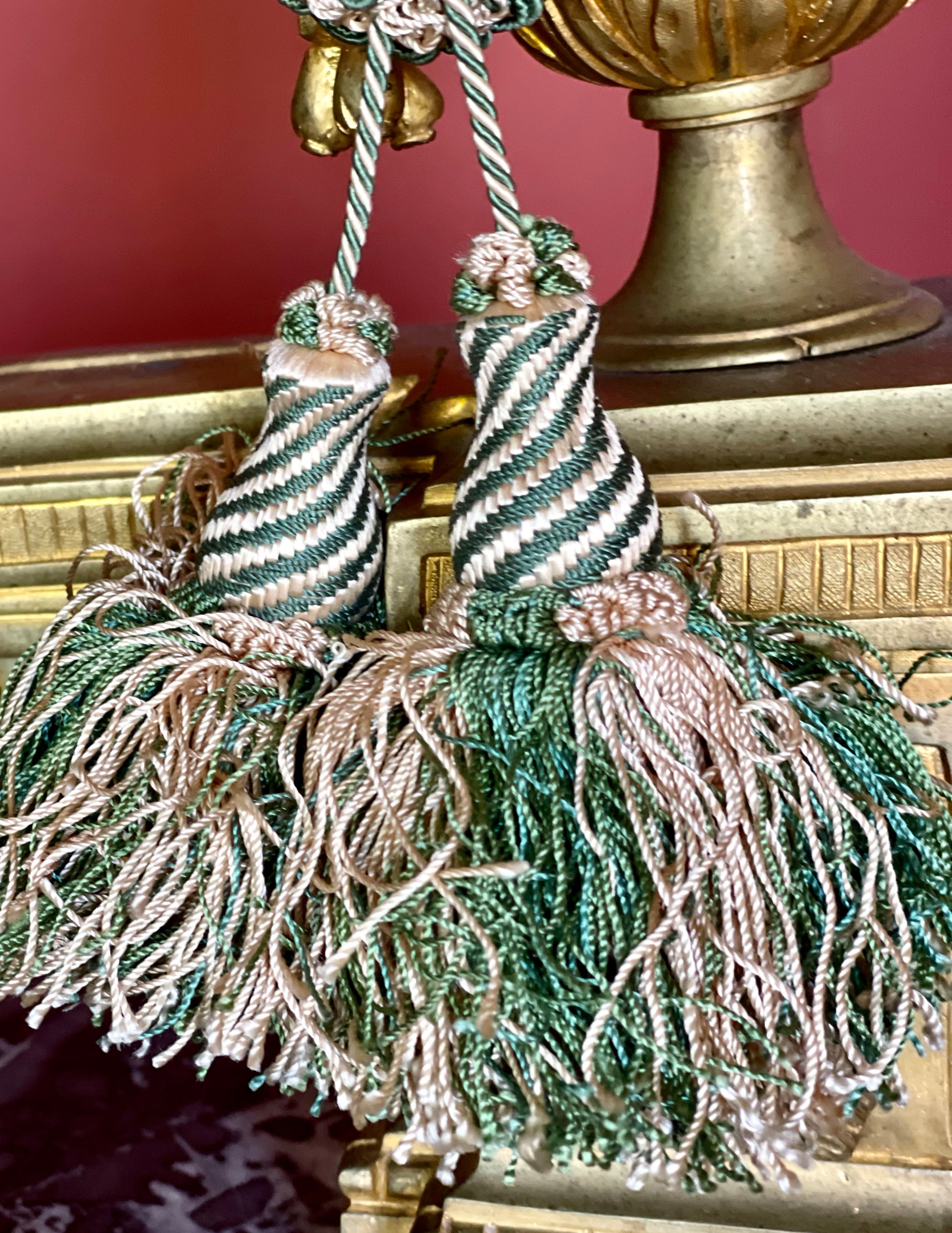 Antique French Tassels Silk Passementerie