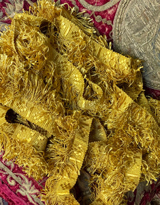 Antique Silk Tassel Fringe  French     S4018